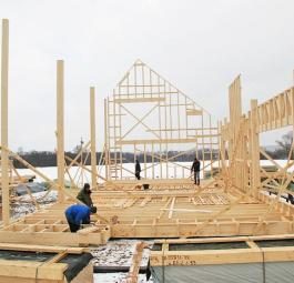 Начало строительства первого в России активного дома