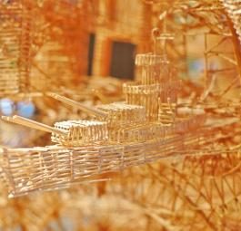 Удивительно терпеливый художник использовал более 100 000 зубочисток для изготовления модели Сан-Франциско