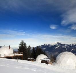 Экологический курорт Whitepod eco resort в швейцарских Альпах