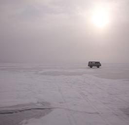 Искусство на льду озера Байкал