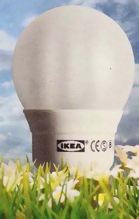 ИКЕА: Блестящая идея по использованию энергосберегающих ламп